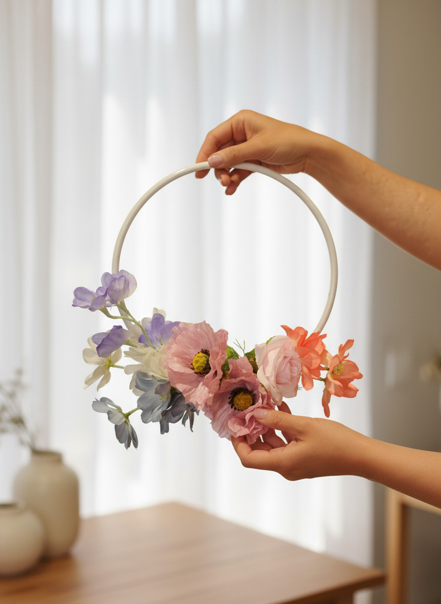 Taylor Floral Hoop