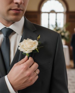 Poppy Buttonhole To Keep