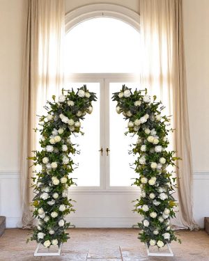 Clara Floral Pillars