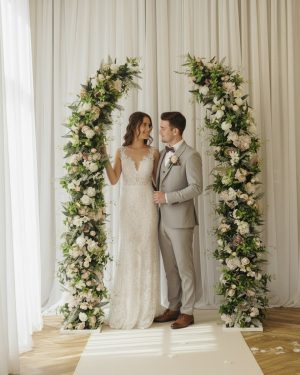 Olivia Floral Pillars