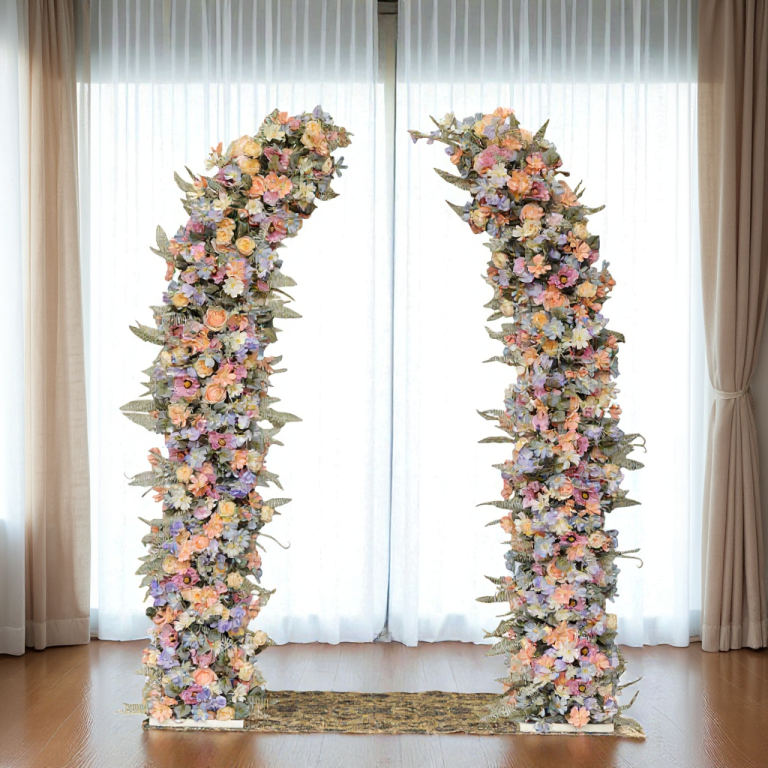 Taylor Floral Pillars